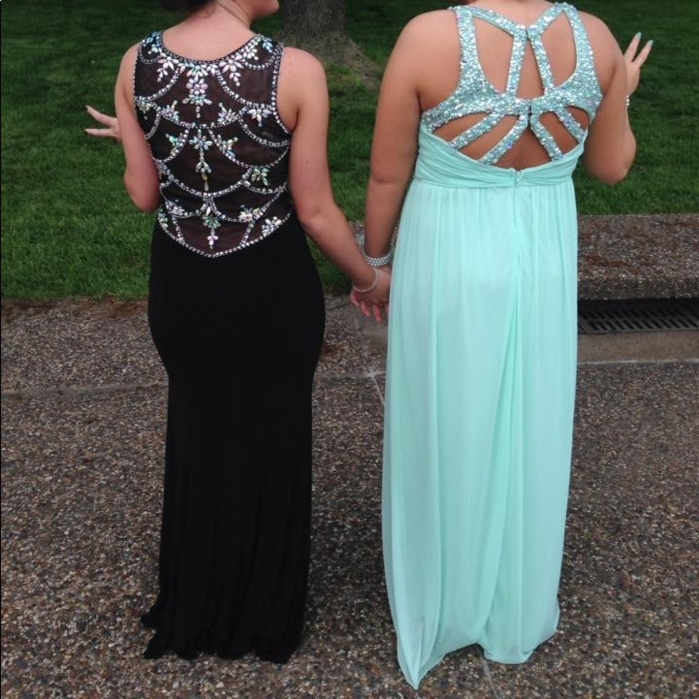 Sea Foam Prom Dress